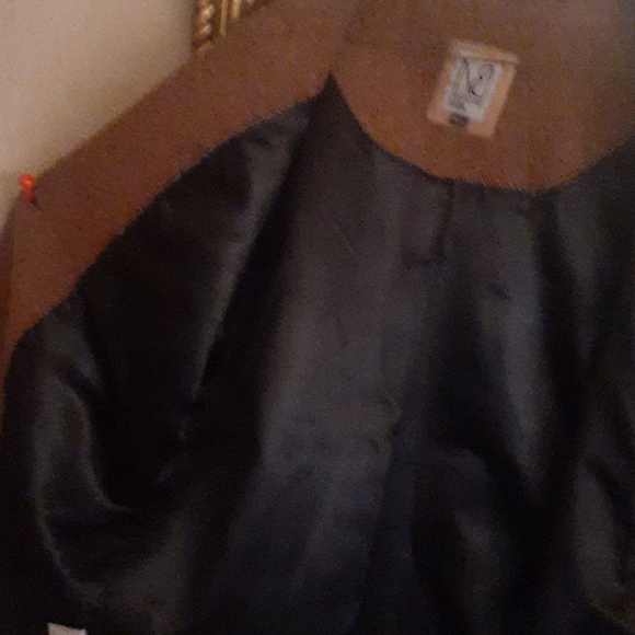 Blazer/jacket Wool,leather, acrylic-size m - Picture 2 of 8